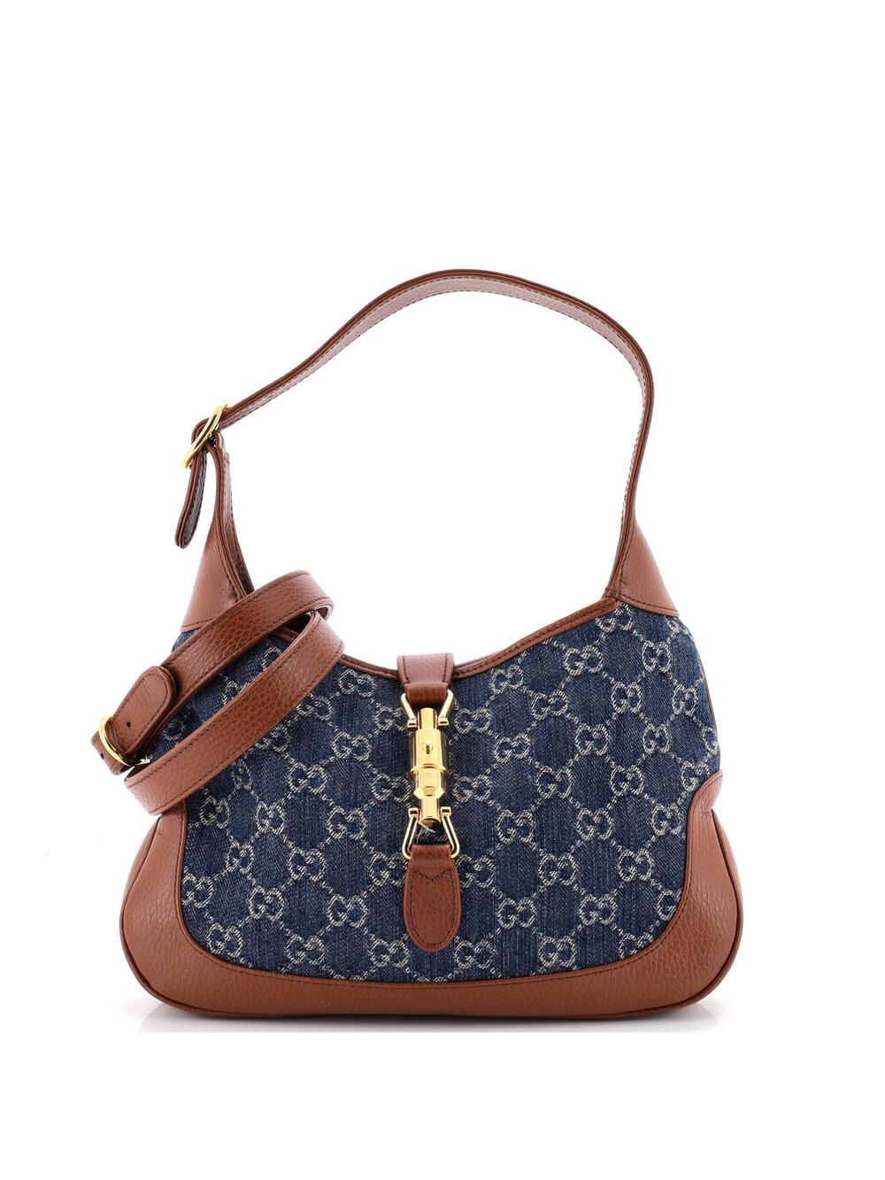 Gucci Jackie Hobo Gg Denim Small #364314G22B
